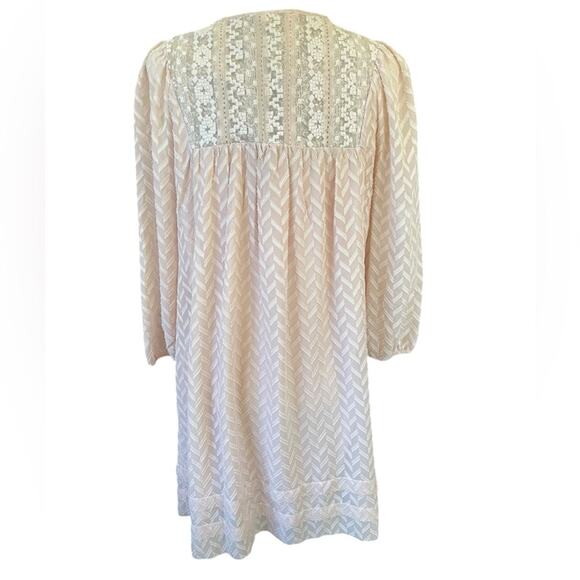 One‎ September Blush Long Sleeve Anwen Peasant Dress- S - Picture 4 of 10